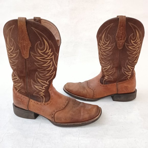 Ariat Other - 🤠 Ariat Square Toe Western Boots Size 12 D 🤠